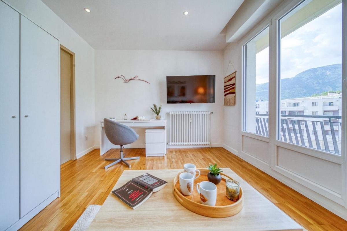 Le Joli Stade, Appartement Avec Magnifique Vue, Grenoble, Rhone Alpes Exteriör bild
