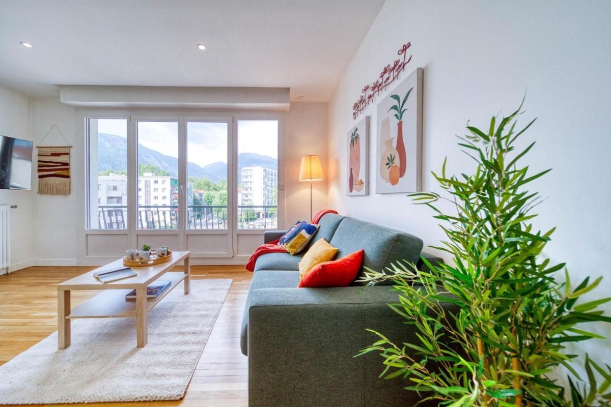 Le Joli Stade, Appartement Avec Magnifique Vue, Grenoble, Rhone Alpes Exteriör bild