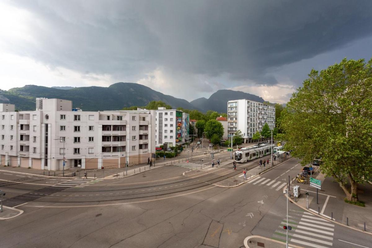 Le Joli Stade, Appartement Avec Magnifique Vue, Grenoble, Rhone Alpes Exteriör bild