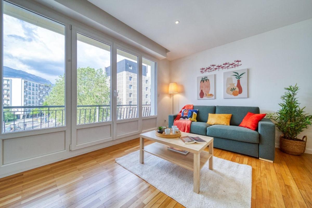 Le Joli Stade, Appartement Avec Magnifique Vue, Grenoble, Rhone Alpes Exteriör bild